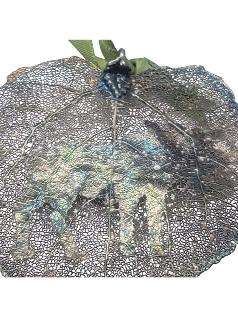 Aspen Silhouette Moose Ornament Grand Teton National Park Real Preserved Leaf
